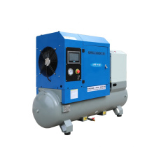 7hp Rotary Screw Air Compressor with Air Tank Dryer Air Compressor